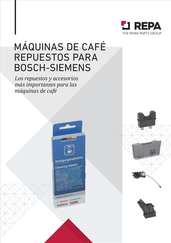BOSCH-SIEMENS REPUESTOS MÁQUINAS DE CAFÉ 05/2022